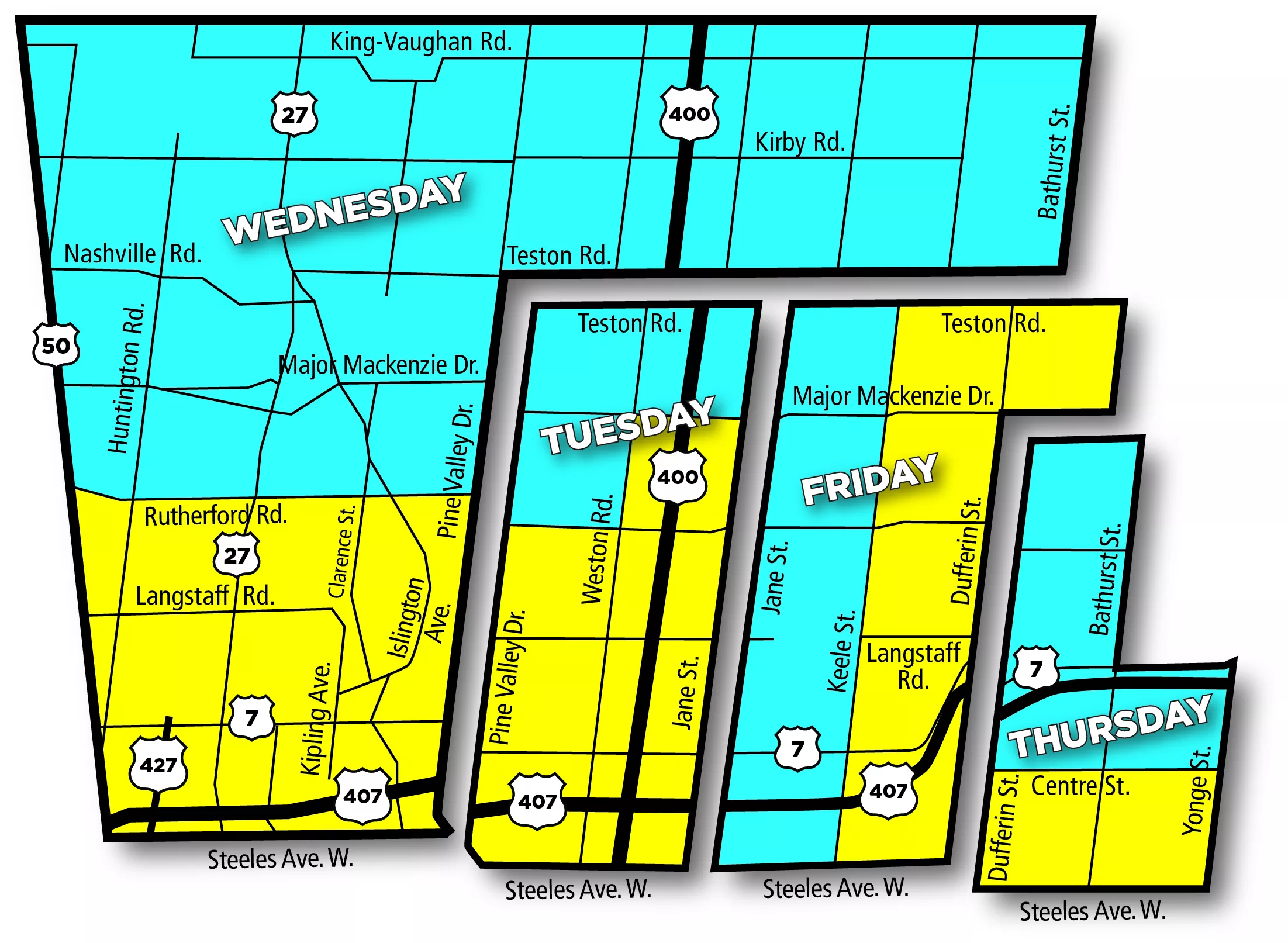 Collection Schedule City of Vaughan